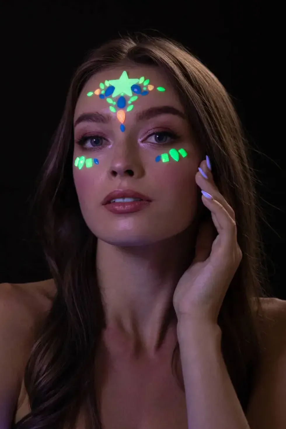 MOON GLOW - BIJOUX DE VISAGE BRILLANT DANS LE NOIR - ILLUMINATION
