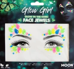 MOON GLOW - BIJOUX DE VISAGE BRILLANT DANS LE NOIR - GLOW GIRL