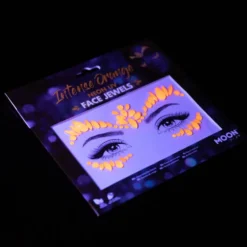 MOON GLOW - BIJOUX DE VISAGE NEON UV - ORANGE INTENSE