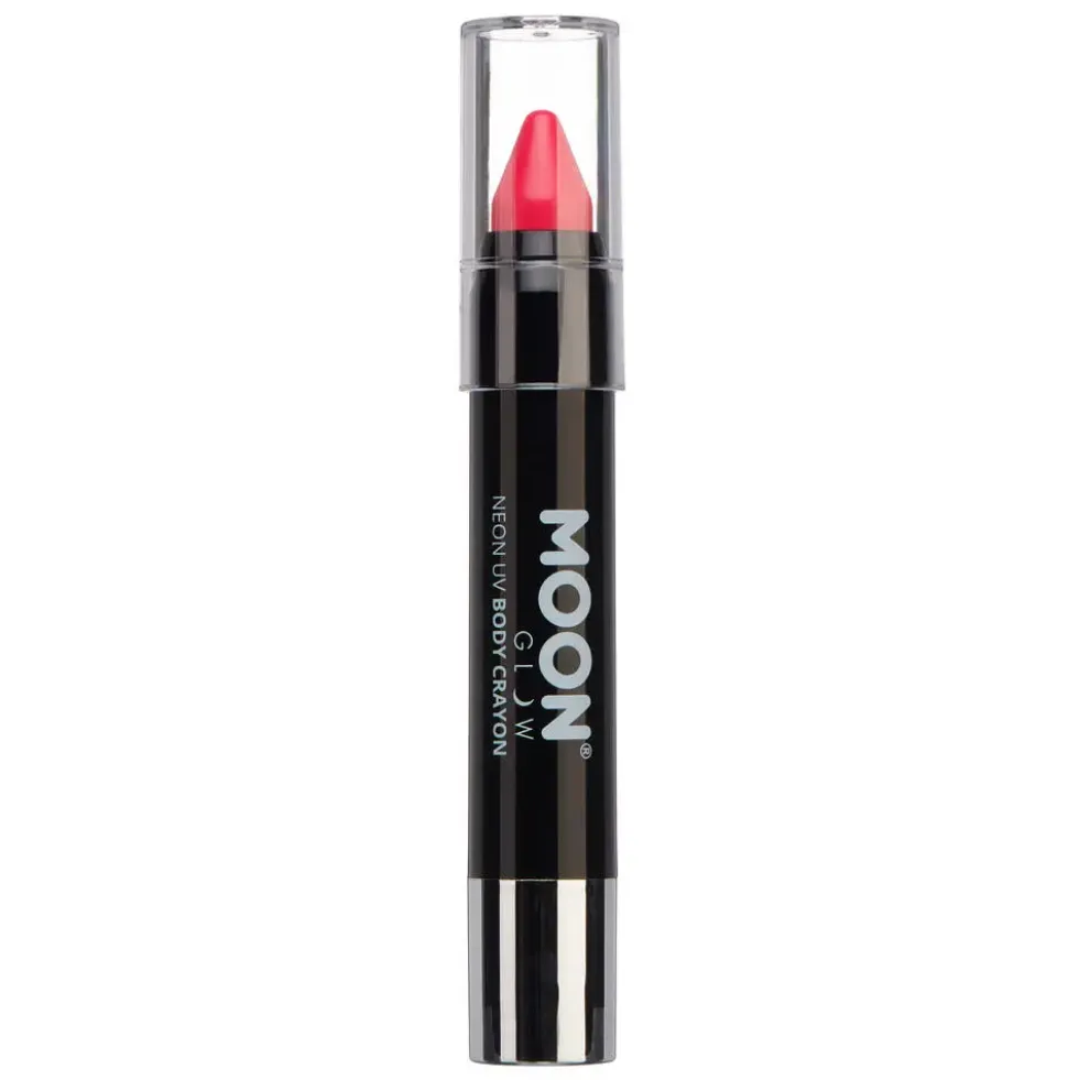 MOON GLOW - 6 CRAYONS DE PEINTURE INTENSE NEON UV POUR LE CORPS