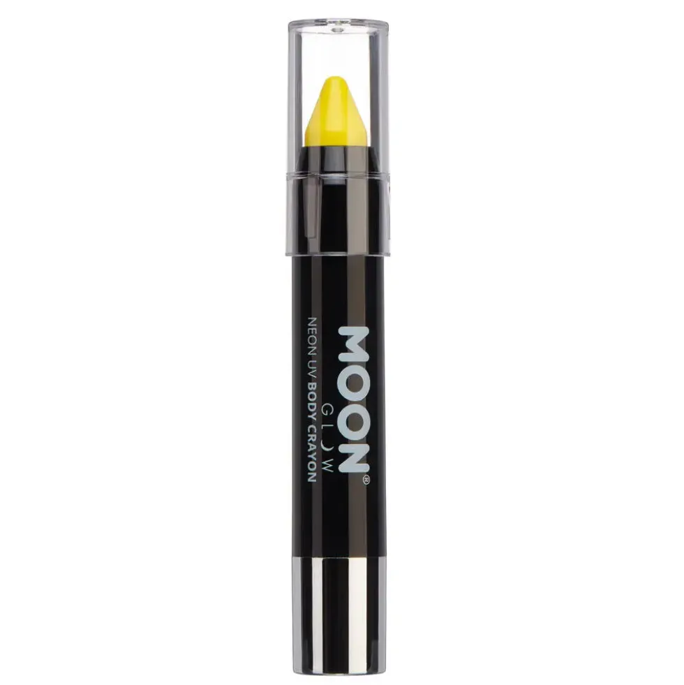 MOON GLOW - 6 CRAYONS DE PEINTURE INTENSE NEON UV POUR LE CORPS