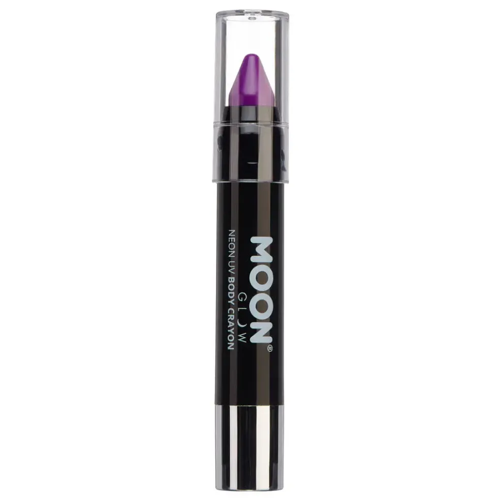 MOON GLOW - 6 CRAYONS DE PEINTURE INTENSE NEON UV POUR LE CORPS