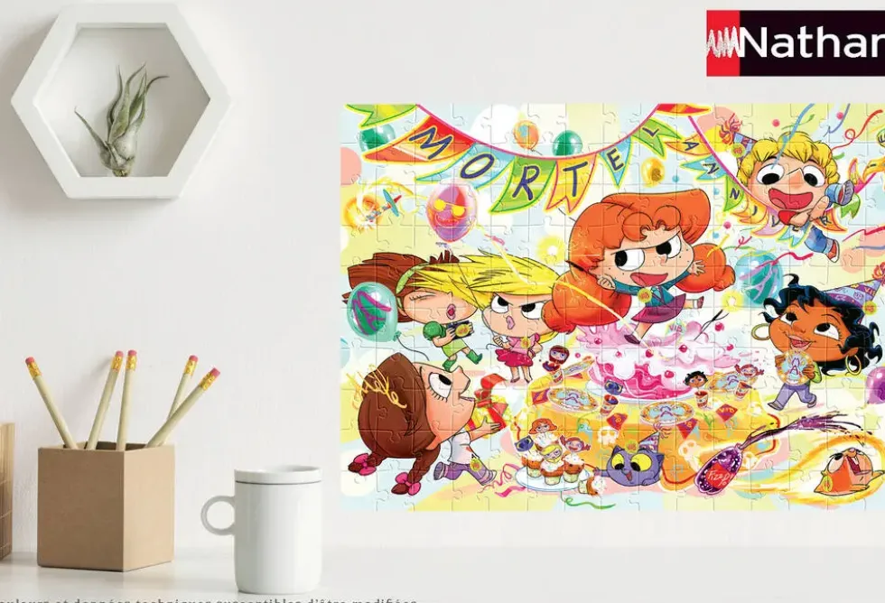 MORTELLE ADELE - NATHAN PUZZLE 150 PIECES - MORTEL ANNIVERSAIRE