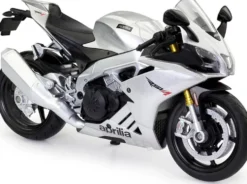 MOTO APRILIA SV4 1000RR ARGENT 1:12