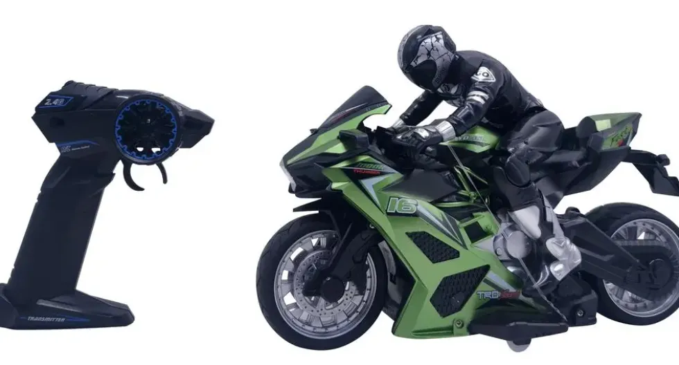 MOTO AVEC CONDUCTEUR RADIOCOMMANDEE 1:10