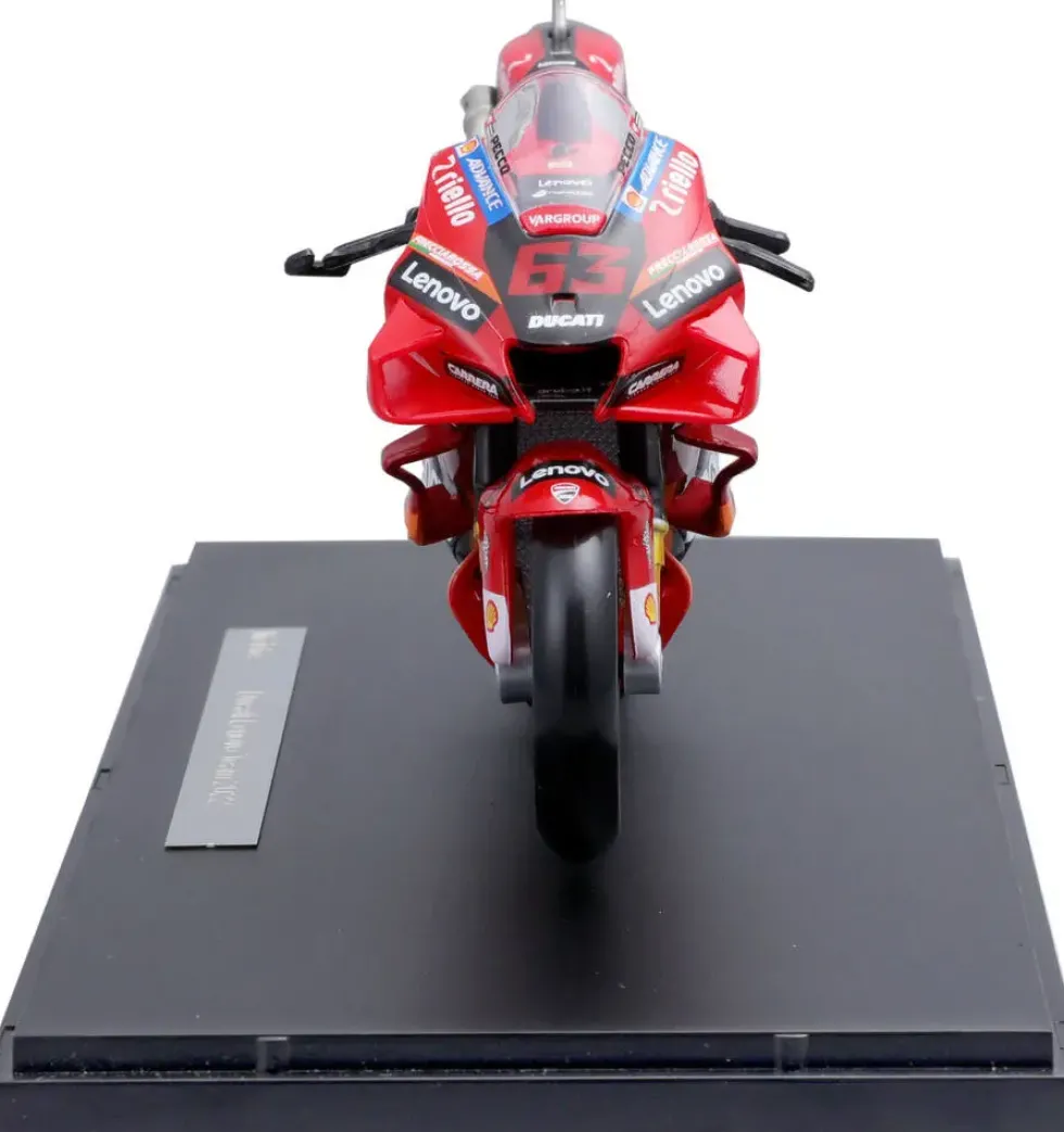 1/18 MOTO GP DUCATI LENOVO TEAM 2022 FRANCESCO BAGNAIA IN HARD CASE