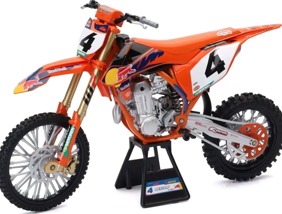 1/6 MOTO KTM 450 SX FACTORY RACING TEAM N 4-PILOTE CHASE SEXTON