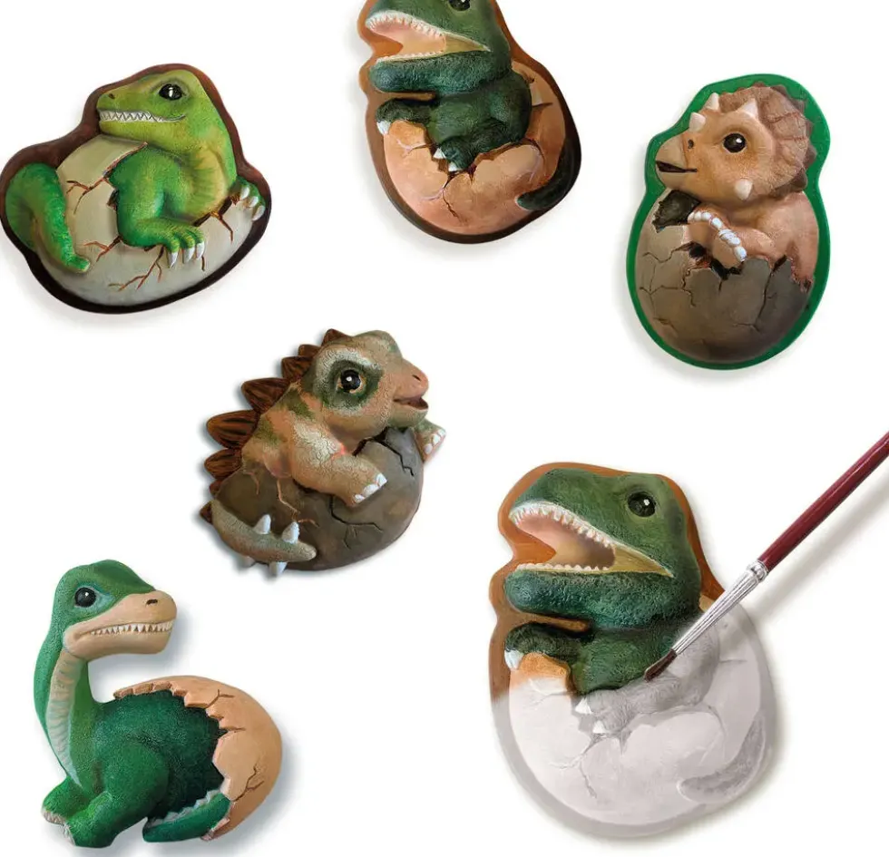 MOULAGE ET PEINTURE - ŒUFS DE DINOS