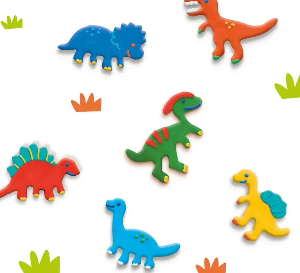 MOULES DE PATE A MODELER - DINOSAURES