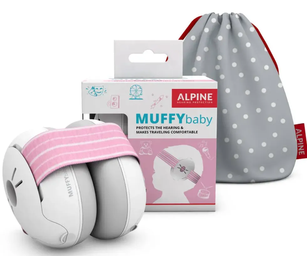 MUFFY BABY ROSE - CASQUE ANTIBRUIT POUR BEBE