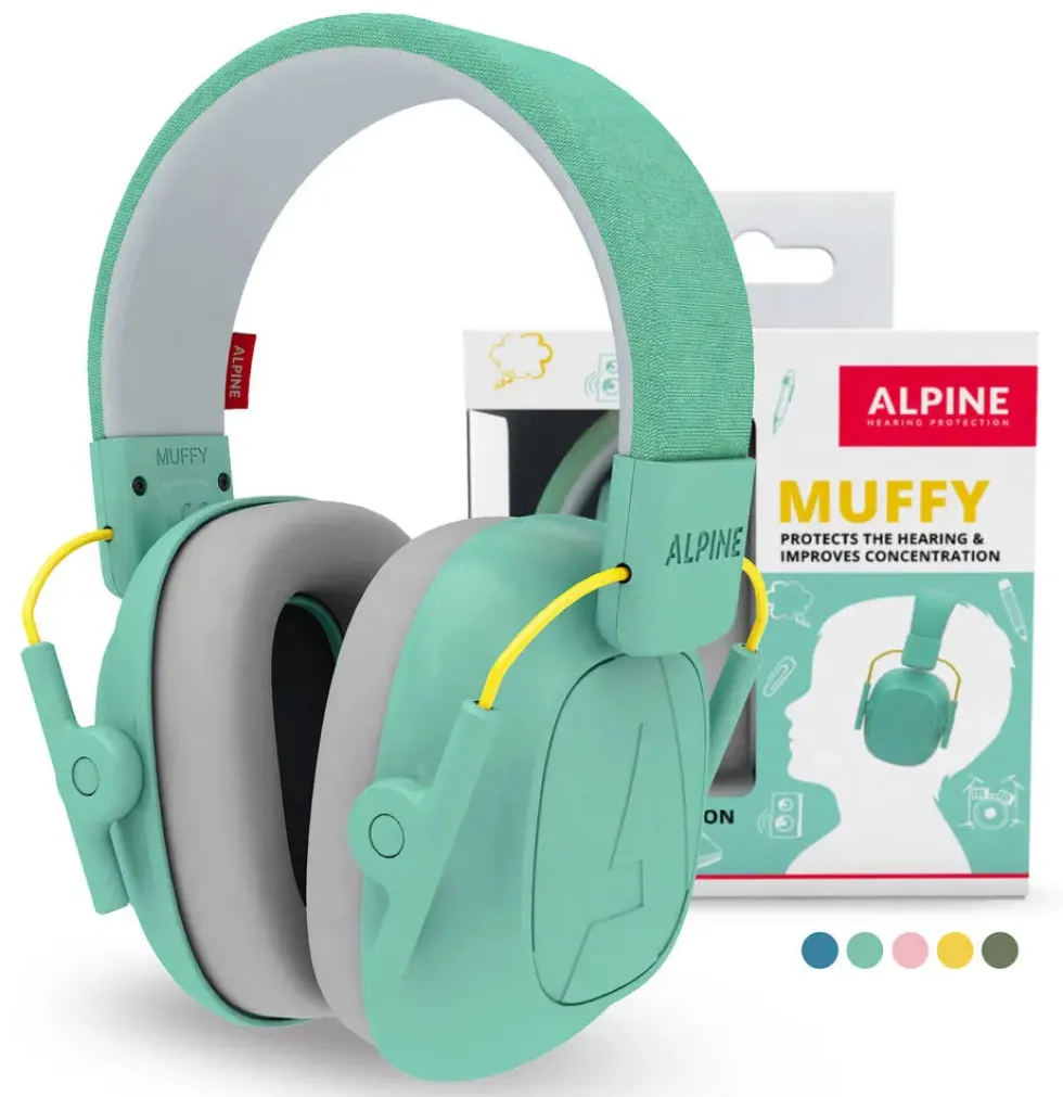 MUFFY KID MENTHE - CASQUE ANTIBRUIT POUR ENFANT