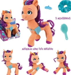MY LITTLE PONY - PELUCHE ARTICULEE AVEC ACCESSOIRES 30 CM
