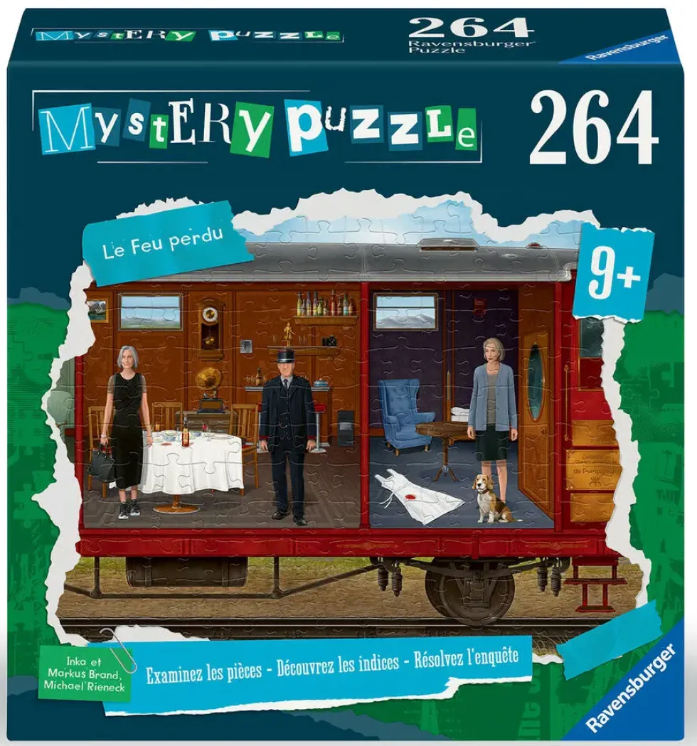 MYSTERY PUZZLE 264 PIECES - LE FEU PERDU