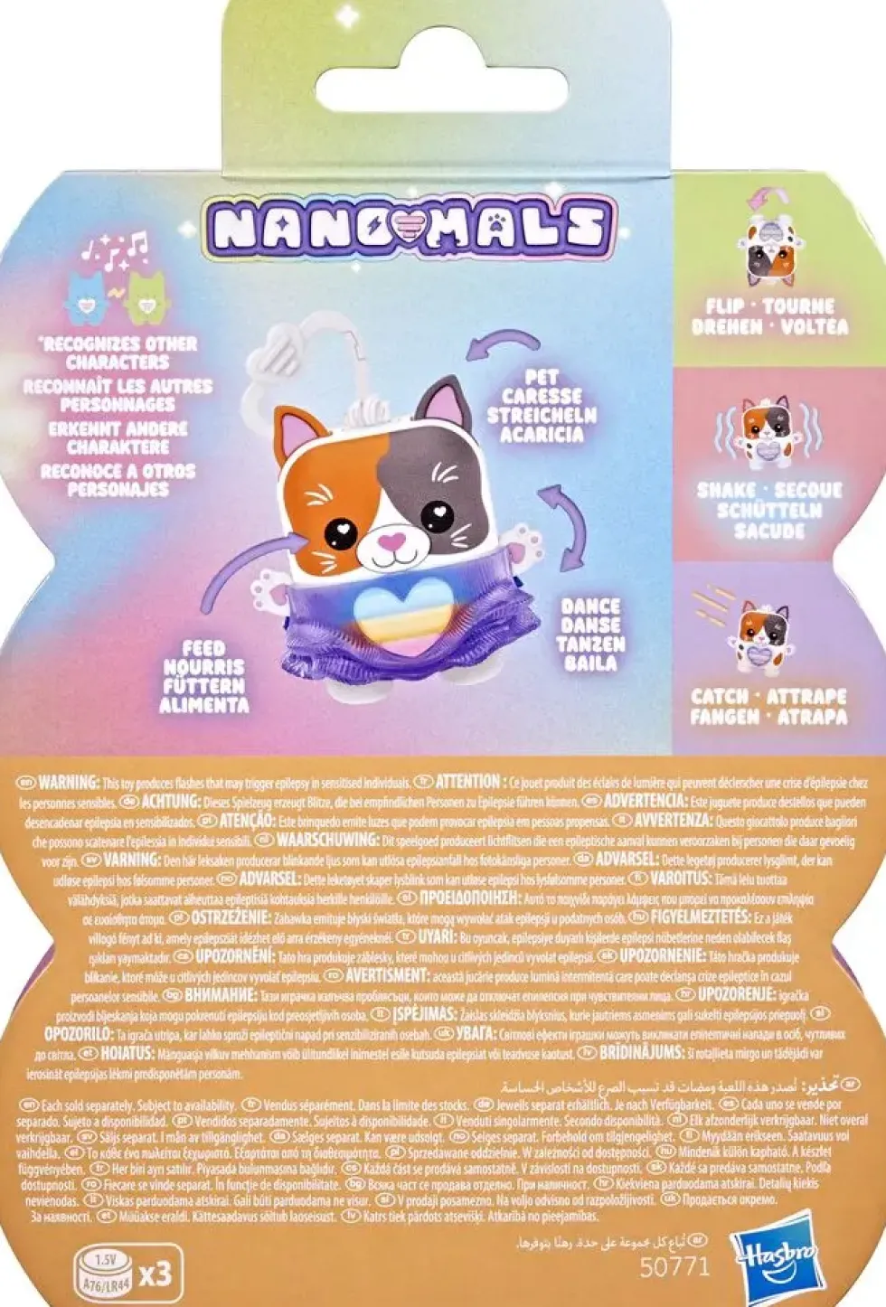 NANO- MALS - BASE AND OUTFIT - CALICO KITTY