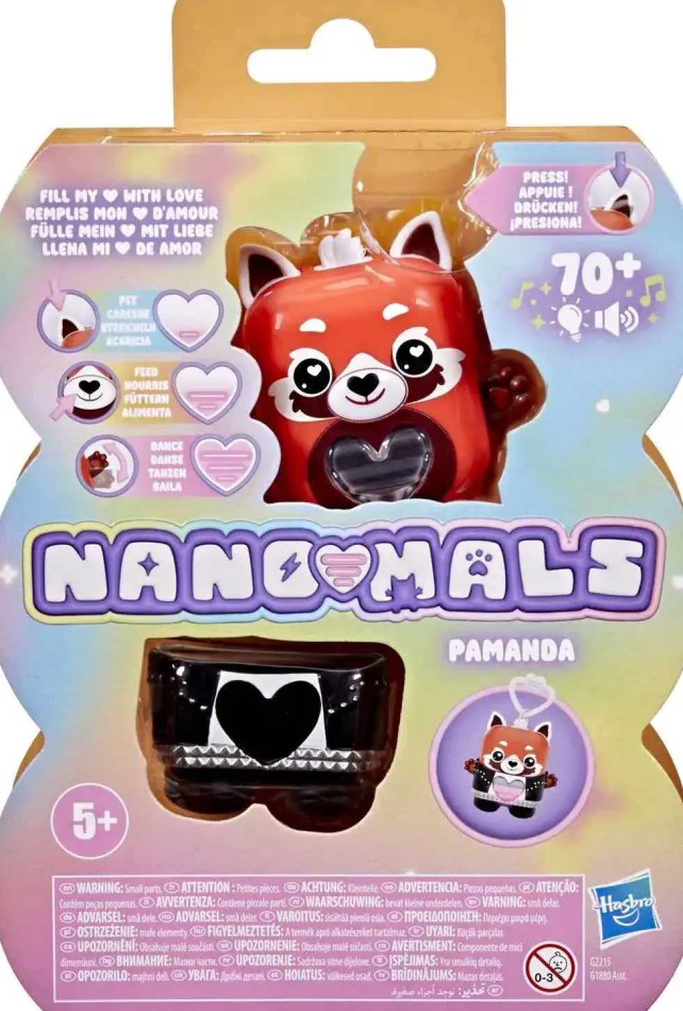 NANO- MALS - BASE AND OUTFIT - RED PANDA