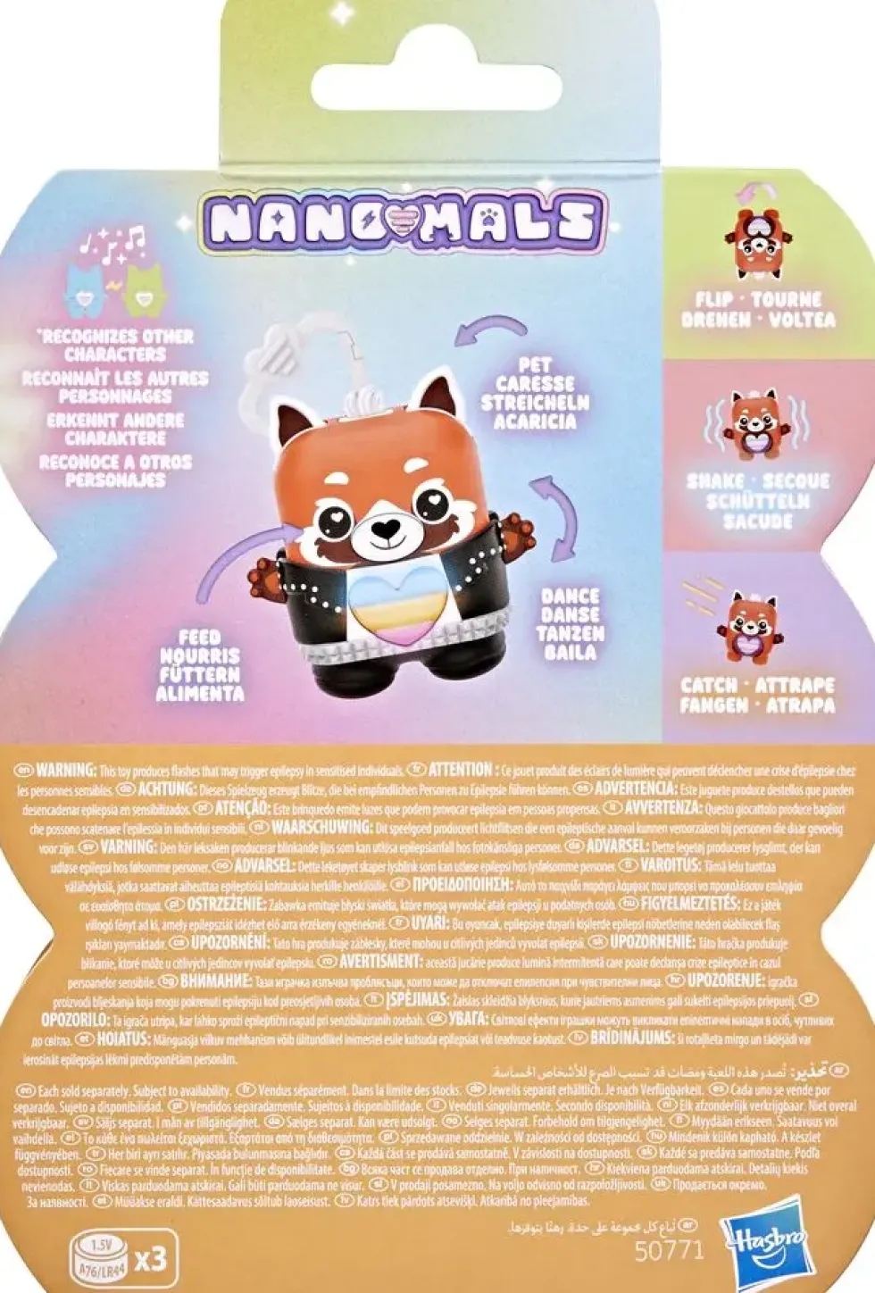 NANO- MALS - BASE AND OUTFIT - RED PANDA