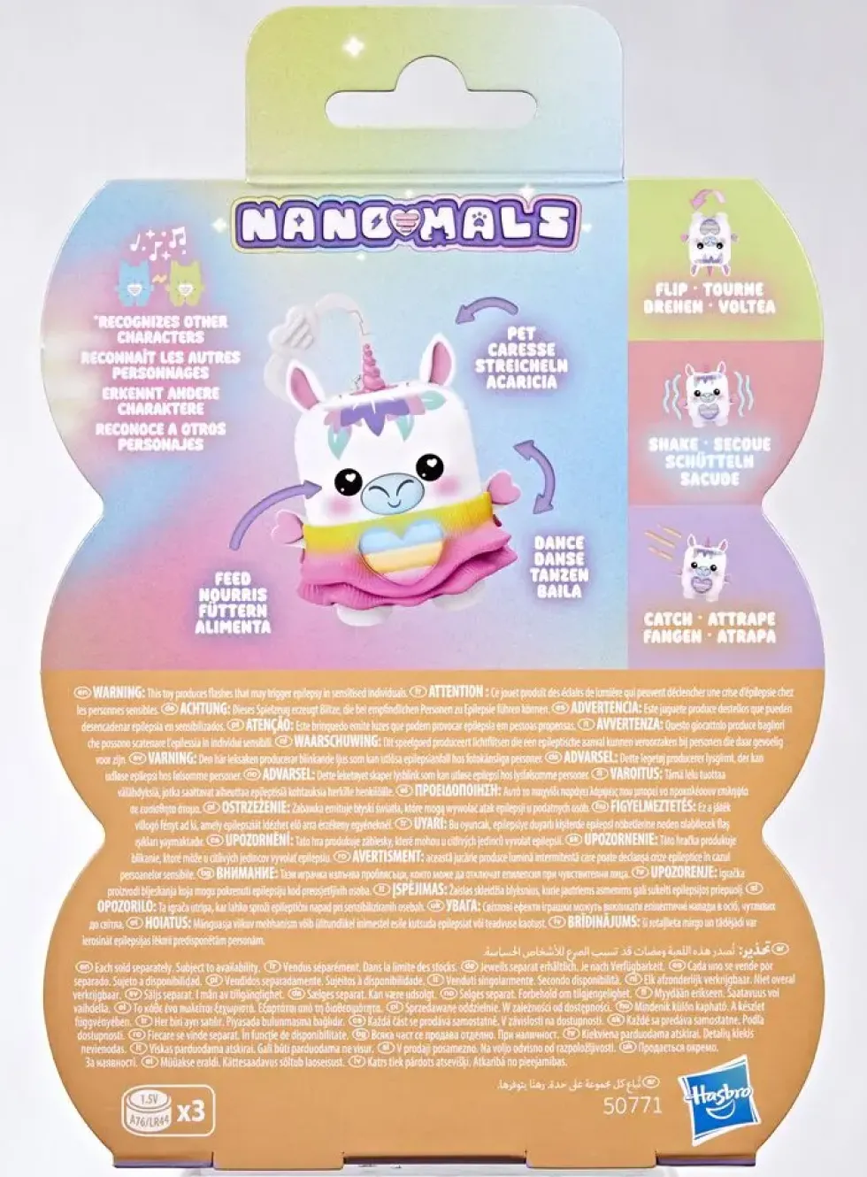 NANO- MALS - BASE AND OUTFIT-WHITE UNICORN