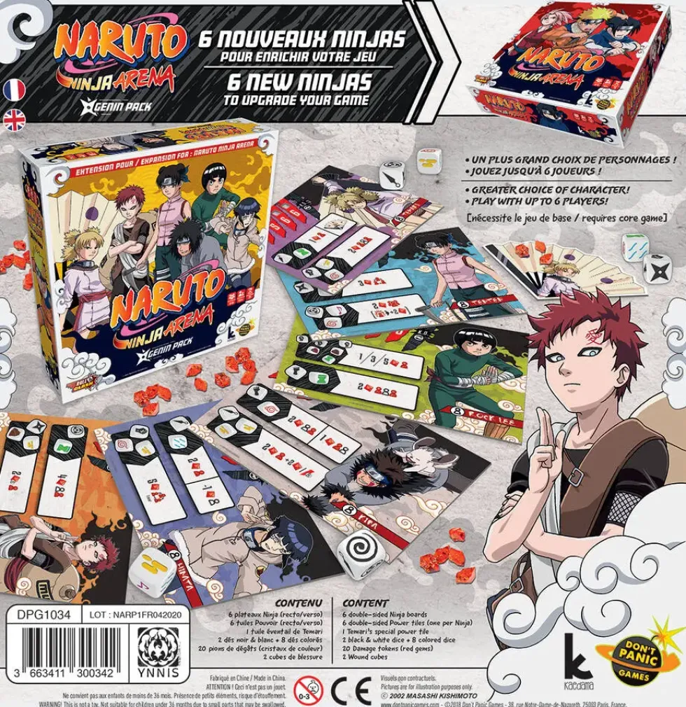 NARUTO NINJA ARENA - EXTENSION GENIN PACK