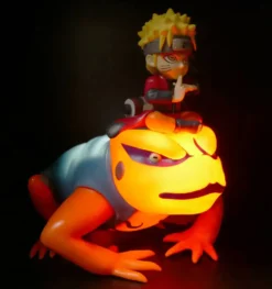 NARUTO SHIPPUDEN FIGURINE LUMINEUSE NARUTO ET GAMAKICHI