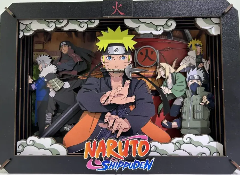 NARUTO SHIPPUDEN - THEATRE EN BOIS HOKAGE
