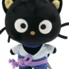 NARUTO SHIPPUDEN X HELLO KITTY - PELUCHE CHOCOLAT SASUKE 20 CM