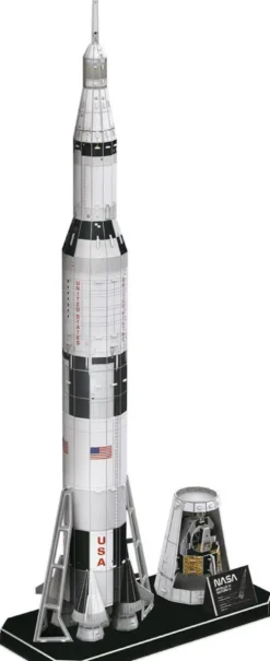 NASA - MAQUETTE 3D MISSION APOLLO SATURNE V136 PIECES
