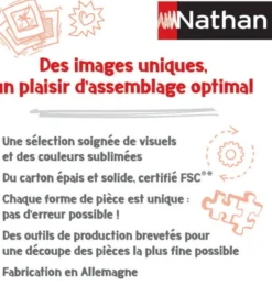 NATHAN PUZZLE 1500 PIECES - AFFICHE DE L'ARDECHE -LOUIS L'AFFICHE