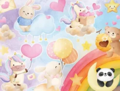 NATHAN PUZZLE 30 PIECES - ARC-EN-CIEL DES ANIMAUX
