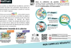 NATHAN PUZZLE 100 PIECES - AU CAMPING - CHERCHE ET TROUVE