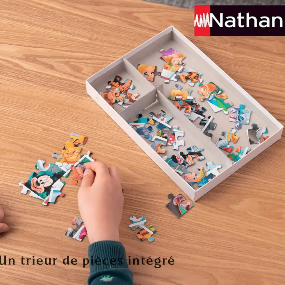 NATHAN PUZZLE 100 PIECES - AU CAMPING - CHERCHE ET TROUVE