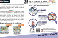 NATHAN PUZZLE 150 PIECES - DANS L'ESPACE - CHERCHE ET TROUVE
