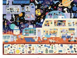 NATHAN PUZZLE 150 PIECES - DANS L'ESPACE - CHERCHE ET TROUVE