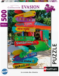 NATHAN PUZZLE 500 PIECESLA CROISEE DES CHEMINS