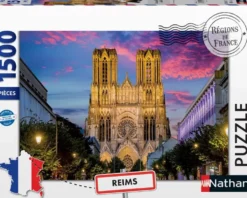 NATHAN PUZZLE 1500 PIECES - LA SPLENDEUR DE REIMS