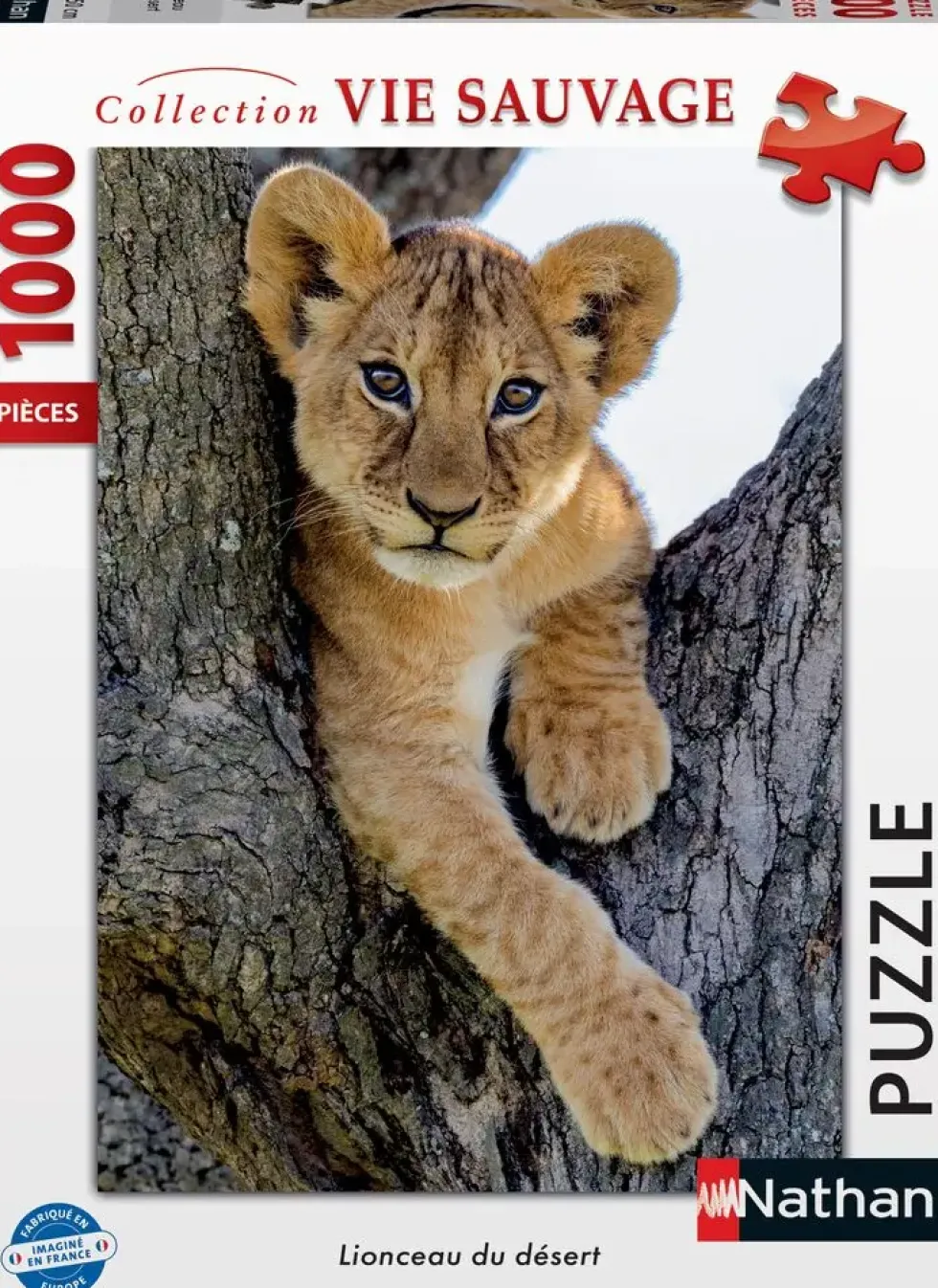 NATHAN PUZZLE 1000 PIECES - LIONCEAU DU DESERT