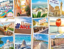 NATHAN PUZZLE 2000 PIECES NICE, COTE D'AZUR