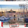 NATHAN PUZZLE 1000 PIECES - PROMENADE DANS LE VIEUX PORT, MARSEILLE -COLLECTION REGIONS DE FRANCE
