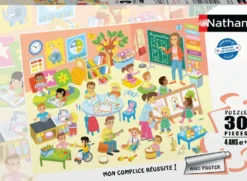 NATHAN PUZZLE 30 PIECES - UNE JOURNEE A L'ECOLE
