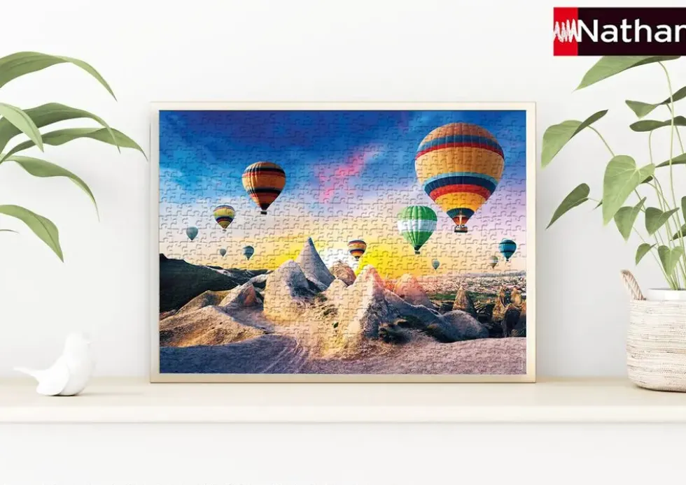 NATHAN PUZZLE 500 PIECESVOYAGE EN MONTGOLFIERE