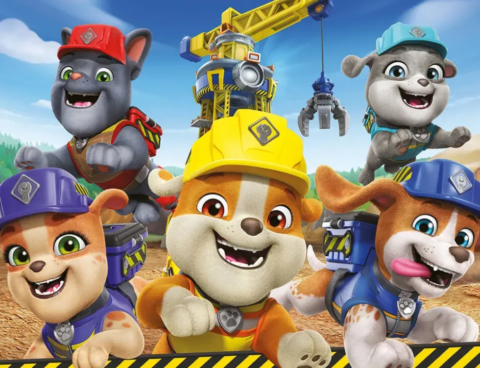 NATHAN - RUBEN ET CIE - PUZZLE 30 PIECESHEROS DU CHANTIER