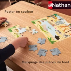NATHAN - RUBEN ET CIE - PUZZLE 30 PIECESHEROS DU CHANTIER