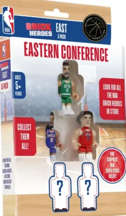 NBA ALL STAR 5 MAJEUR - PACK 5 FIGURINES EN BRIQUES A COLLECTIONNER