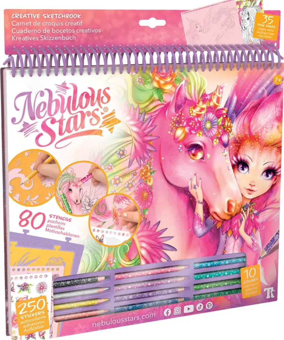 NEBULOUS STARS LARGE CREATIVE SKETCHBOOK - FOREST - LILYAZ ET VIVIAZ