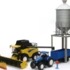 NEW HOLLAND - COFFRET MOISSEURSE BATTEUSE CR9090 TRACTEUR ET SILO