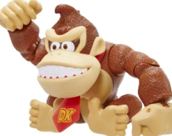 NINTENDO SUPER MARIO - FIGURINE DONKEY KONG DELUXE 15 CM