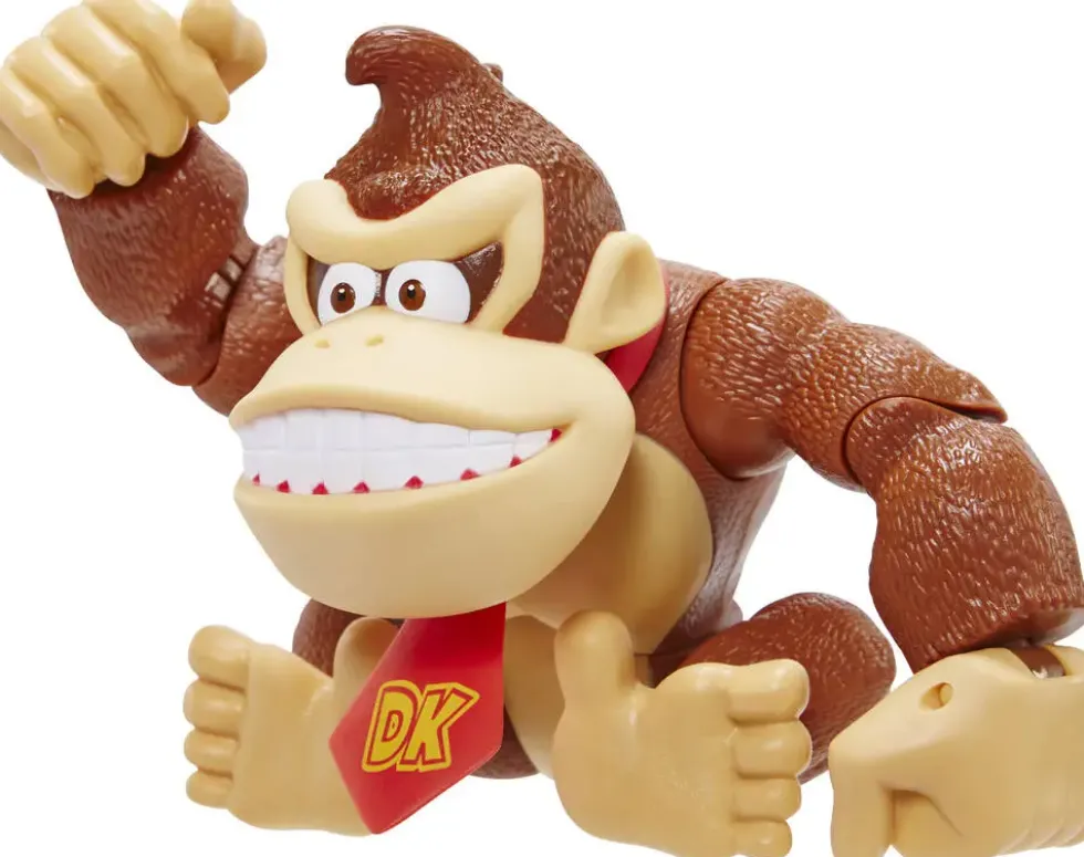 NINTENDO SUPER MARIO - FIGURINE DONKEY KONG DELUXE 15 CM