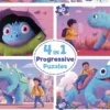 NULTI 4PUZZLE 20-40-60-80 PIECESCUTE DINOS