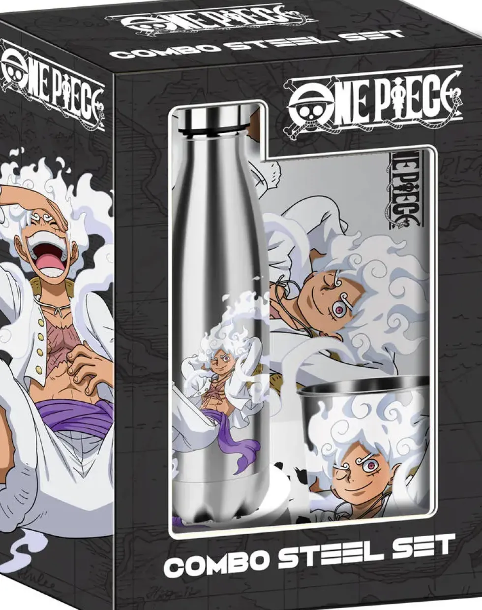 ONE PIECE- COMBO STEEL GEAR 5 RED - COFFRET 100% METAL