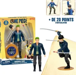 ONE PIECE NETFLIX - FIGURINE ARTICULEE - ZORO