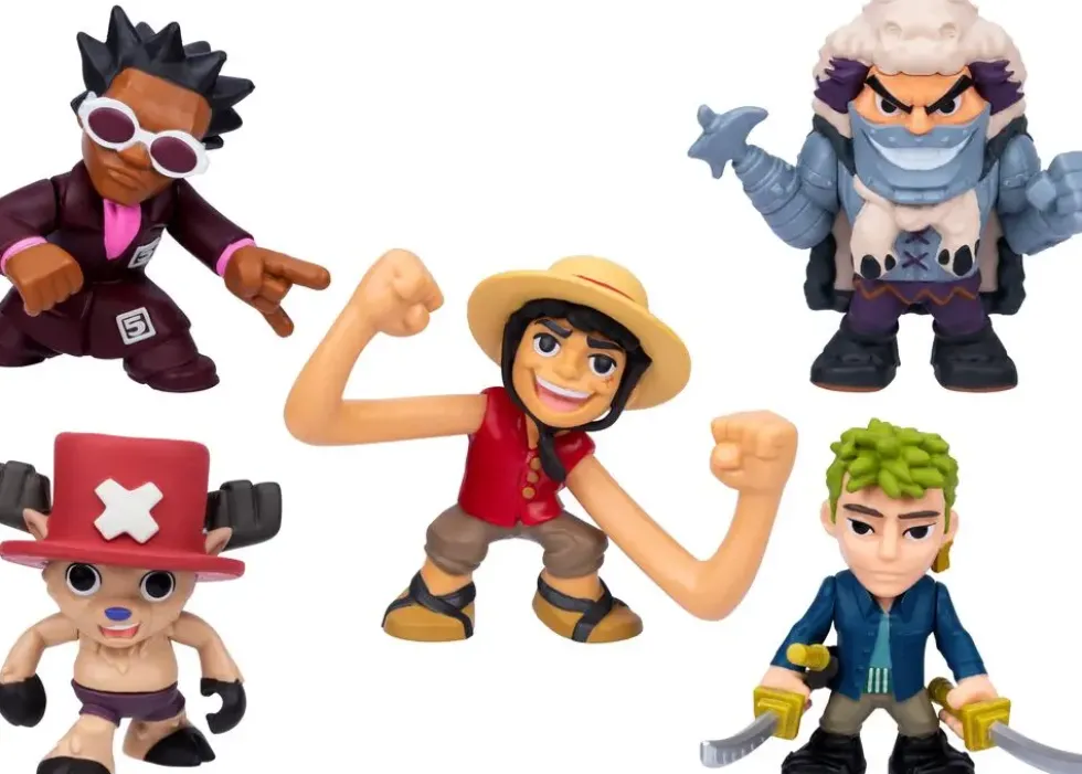 ONE PIECE NETFLIX - PACK5 MINI FIGURINES
